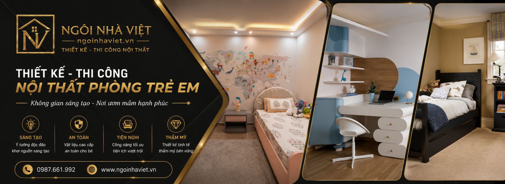 Thi công nội thất phòng trẻ em