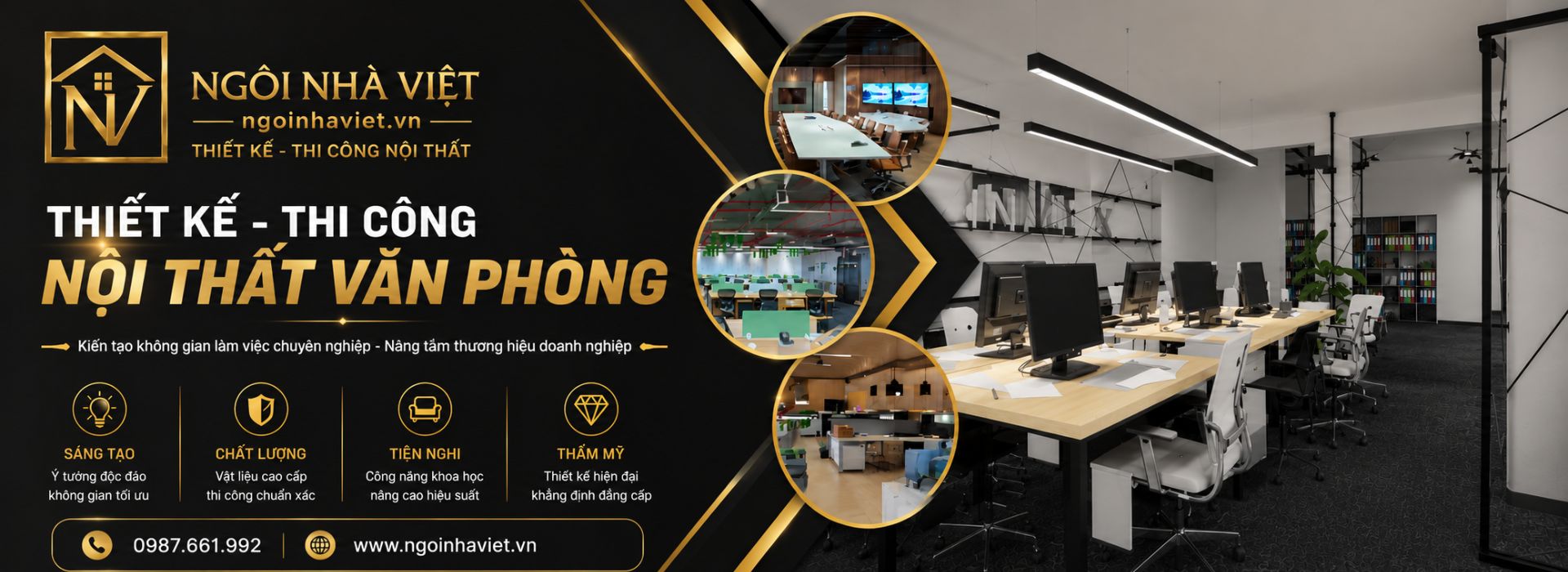 Thi công nội thất văn phòng