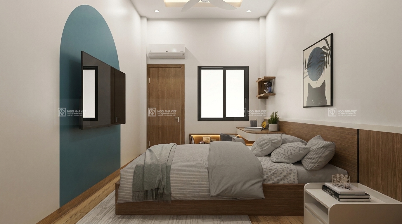 Thi công nội thất nhà phố chú Thanh Hải Trảng Bàng Tây Ninh