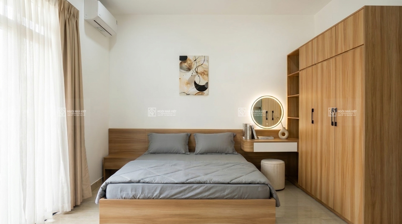 Thi công nội thất 6 phòng ngủ chị Kiều Duyên Hòa Bình Bạc Liêu