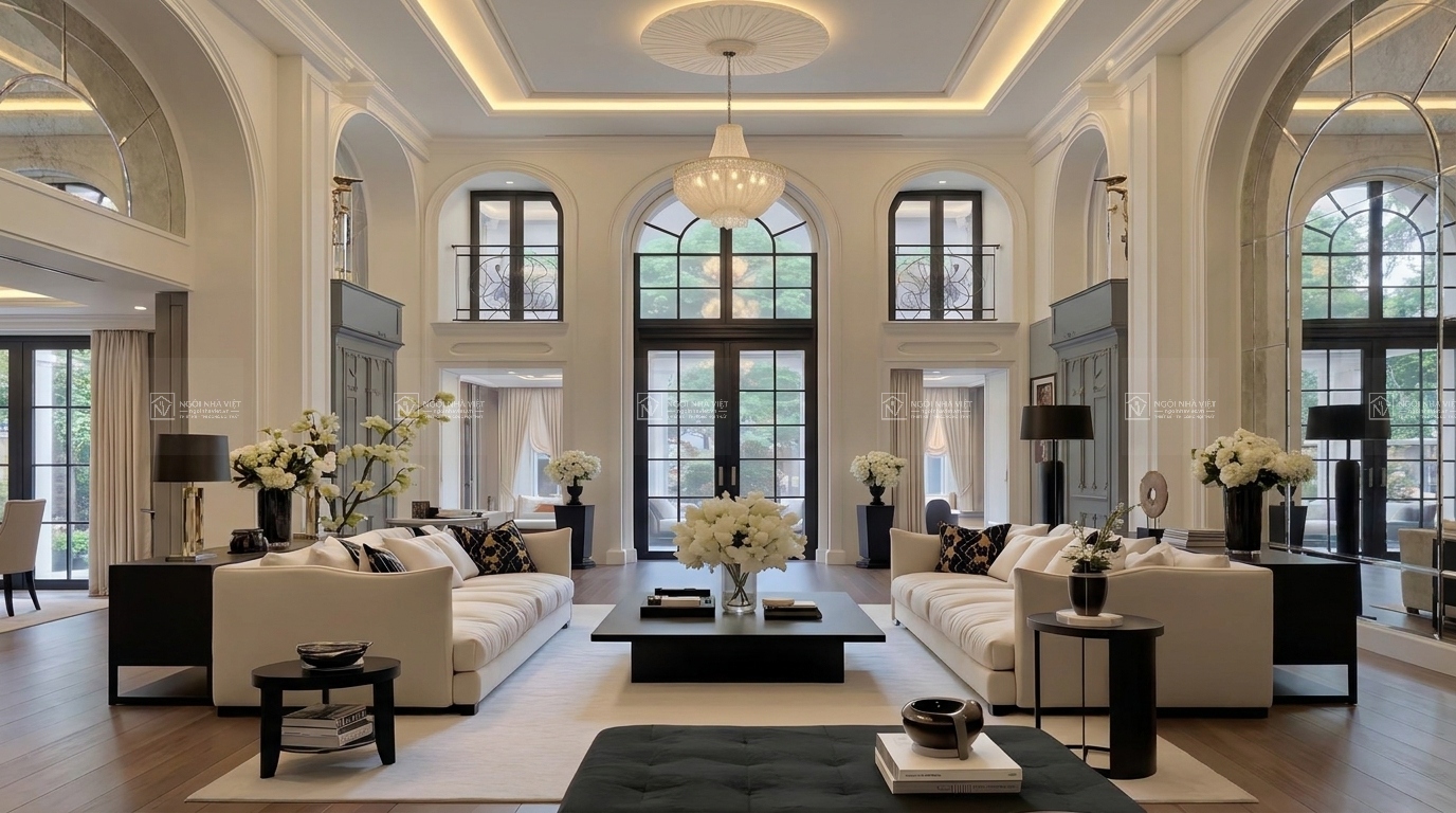 Thiết kế nội thất biệt thự