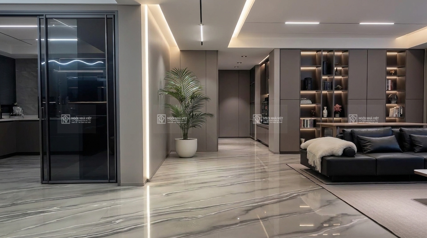 Thi công nội thất chung cư căn hộ anh Quang Vinh Ninh Hải Ninh Thuận