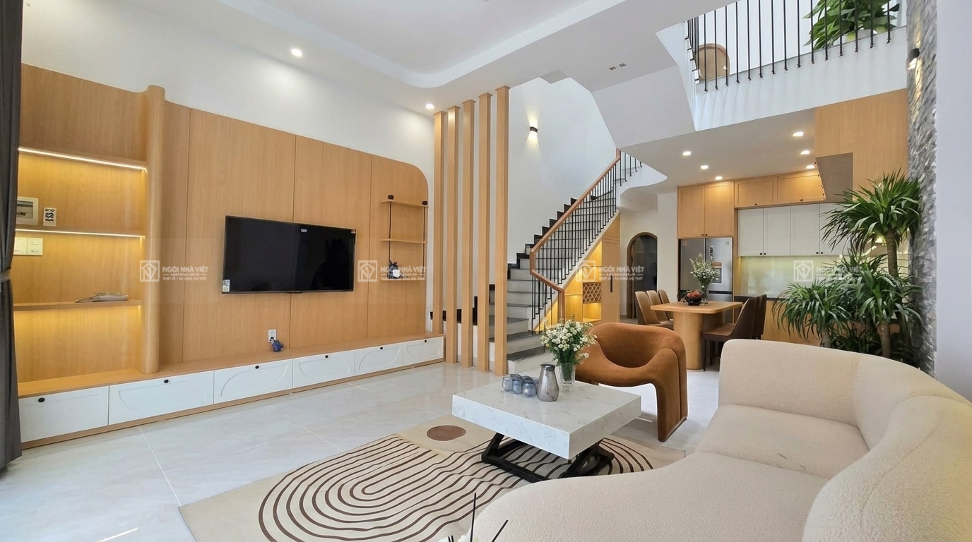 Thi công nội thất nhà phố anh Thiên Phúc Bình Minh Vĩnh Long