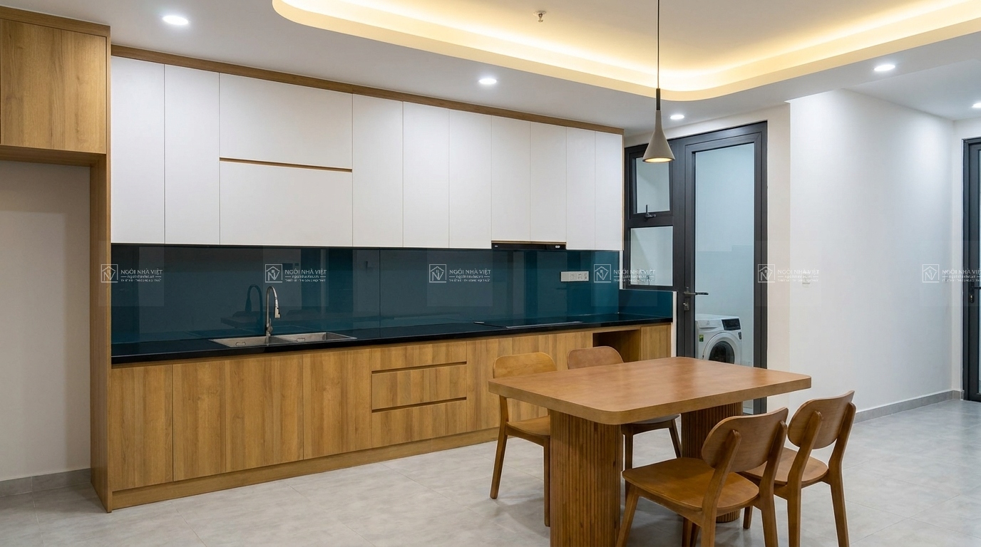 thi công nội thất phòng bếp chung cư
