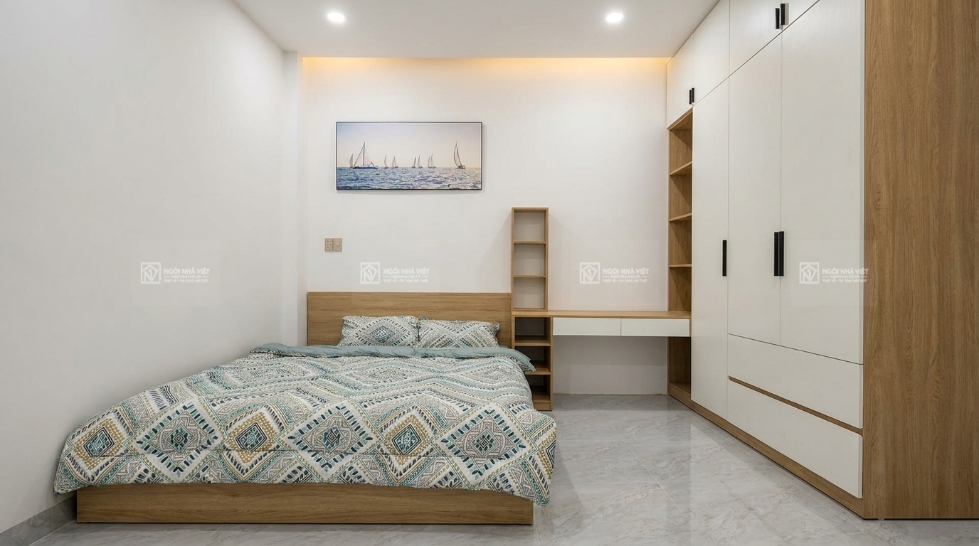 thi công nội thất tủ quần áo phòng ngủ