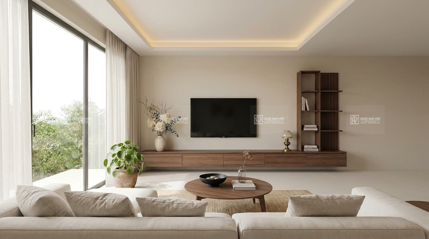 Thiết kế nội thất căn hộ chung cư anh Long Nhà Bè Hồ Chí Minh