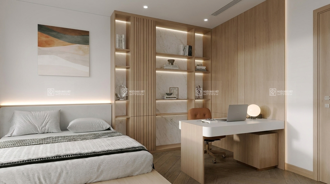Thiết kế nội thất phòng ngủ cô Bích Đồng Kho Lâm Đồng