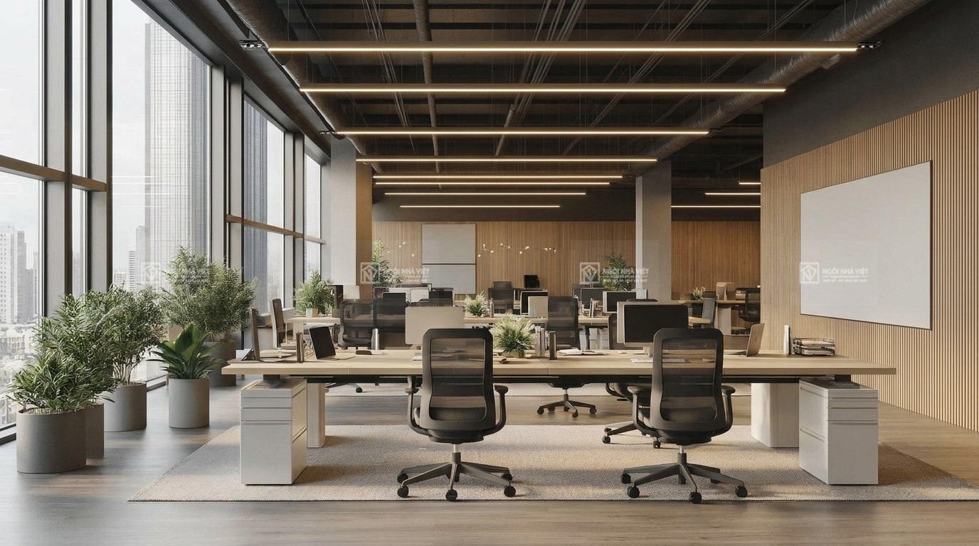 thiết kế nội thất văn phòng