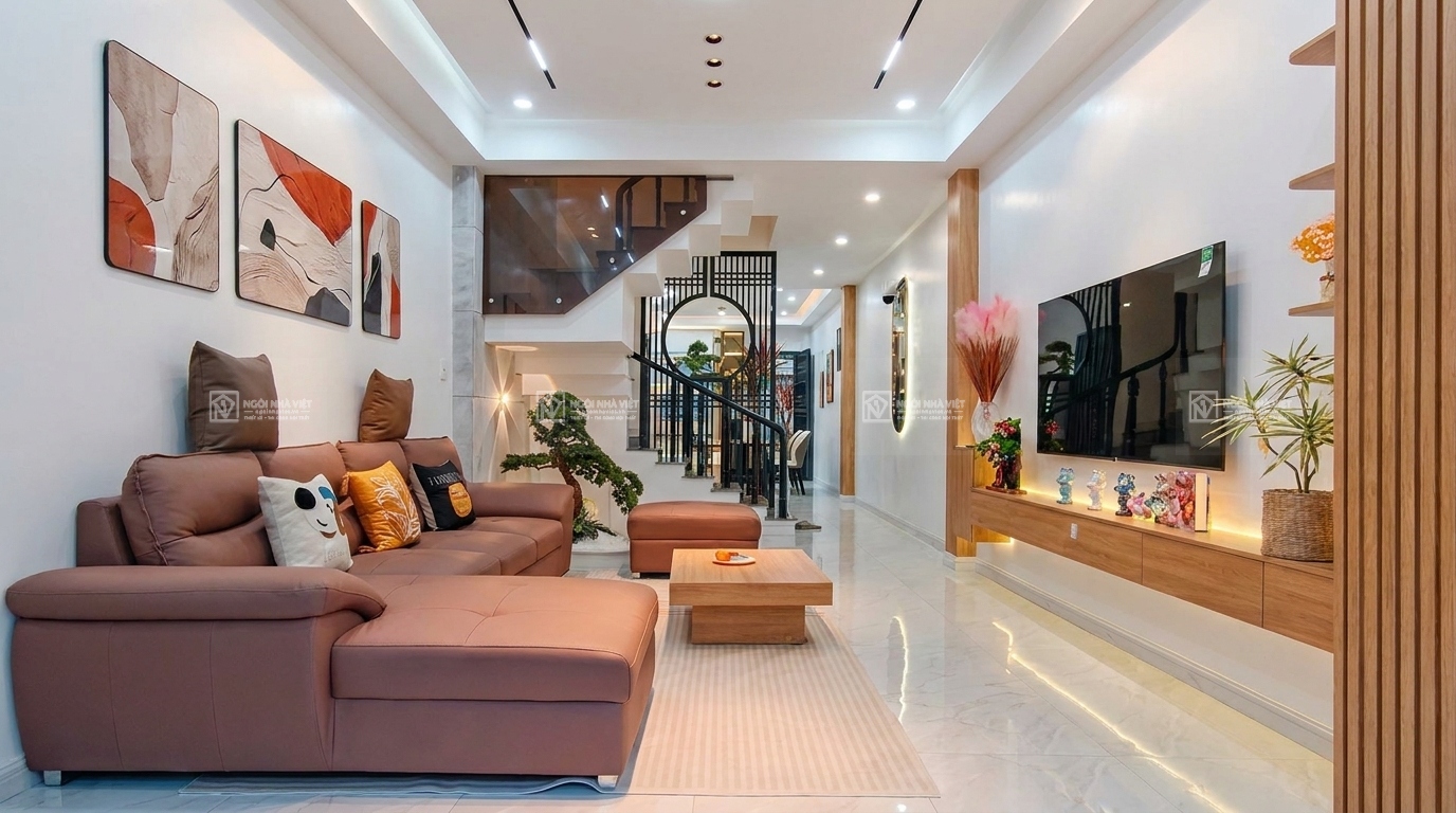 Thiết Kế Nội Thất Nhà Phố 5x20m: Giải Pháp Tối Ưu Công Năng