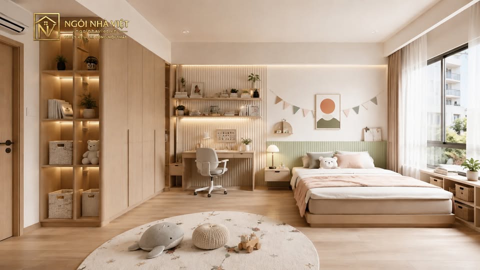 Thiết Kế Phòng Trẻ Em Có Thể “Lớn Cùng Bé”